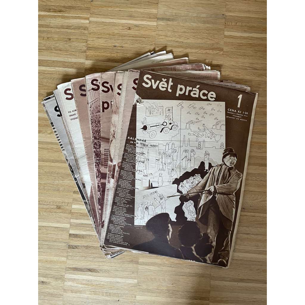 Svět práce, ročník II., čísla 1-22/1934 (časopis, noviny) - komplet