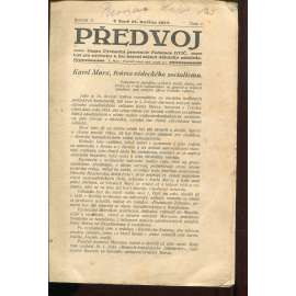 Předvoj, ročník V., číslo 5/1923 (Dělnická mládež) - časopis, noviny,1. republika