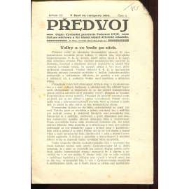 Předvoj, ročník VII., číslo 11/1925 (Dělnická mládež) - časopis, noviny,1. republika