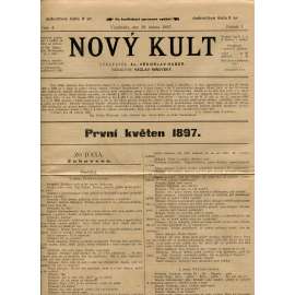 Nový kult, ročník I., číslo 4/1897 (anarchismus, anarchistické noviny)