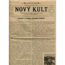 Nový kult, ročník I., číslo 2/1897 (anarchismus, anarchistické noviny)
