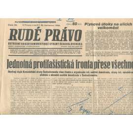 Rudé právo, číslo 92/1934 (1. republika, staré noviny) - [komunisté, komunismus]