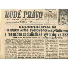 Rudé právo, číslo 24/1934 (1. republika, staré noviny) - [komunisté, komunismus]