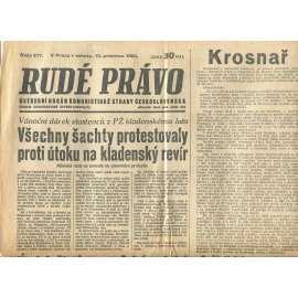 Rudé právo, číslo 217/1934 (1. republika, staré noviny) - [komunisté, komunismus]