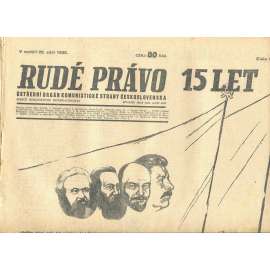 Rudé právo, číslo 222/1935 (1. republika, staré noviny) - [komunisté, komunismus]
