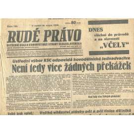 Rudé právo, číslo 192/1935 (1. republika, staré noviny) - [komunisté, komunismus]