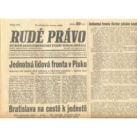 Rudé právo, číslo 194/1935 (1. republika, staré noviny) - [komunisté, komunismus]