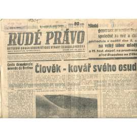 Rudé právo, číslo 204/1935 (1. republika, staré noviny) - [komunisté, komunismus]