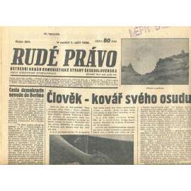 Rudé právo, číslo 204/1935 (1. republika, staré noviny) - [komunisté, komunismus]