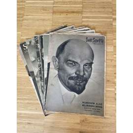 Svět sovětů, ročník VII., číslo 1-5 a 7-10/1938 (časopis, noviny) - chybí číslo 6 a 11