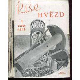 Říše hvězd, ročník 30., čísla 1-10/1949 (hvězdy, hvězdářství, astronomie) - časopis