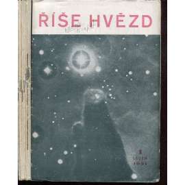 Říše hvězd, ročník 32., čísla 1-10/1951 (hvězdy, hvězdářství, astronomie) - časopis