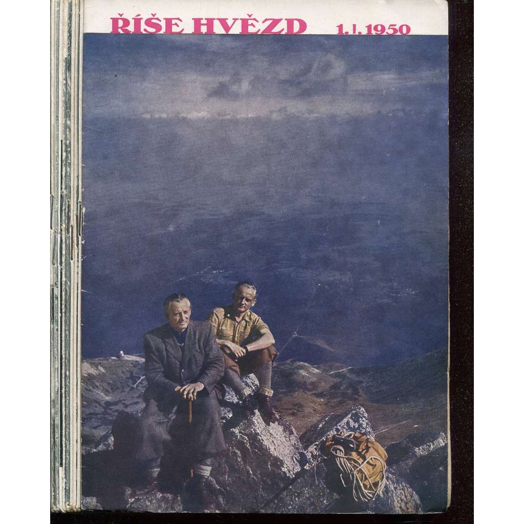 Říše hvězd, ročník 31., čísla 1-10/1950 (hvězdy, hvězdářství, astronomie) - časopis