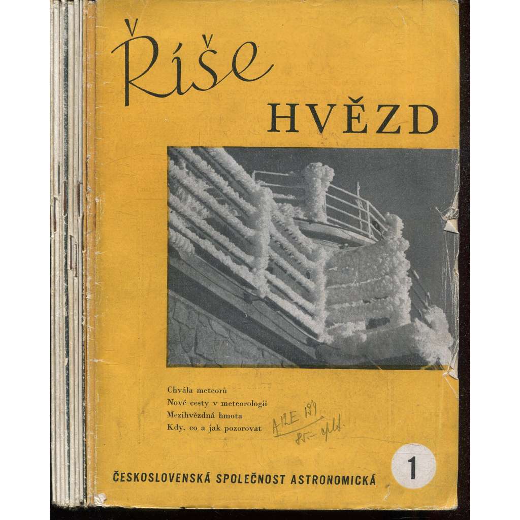 Říše hvězd, ročník 24., čísla 1-10/1948 (hvězdy, hvězdářství, astronomie) - časopis