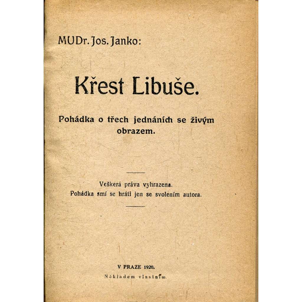 Křest Libuše (divadlo, divadelní hra)