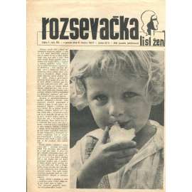 Rozsevačka, ročník XII., číslo 1/1937 (časopis, noviny) - není kompletní