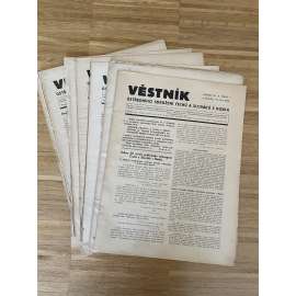 Věstník Ústředního sdružení Čechů a Slováků z Ruska, ročník XV., čísla 1-6, 8, 10 a 12/1934-1935 (legie, legionáři, legie v Rusku) - časopis