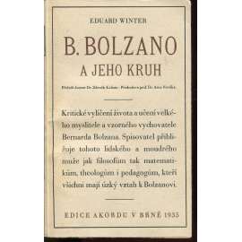 Bernard Bolzano a jeho kruh