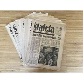 Štafeta, ročník II., číslo 1/2 - 39/40/1934. Týdeník pro sport a kulturu (1. republika, noviny, časopis)