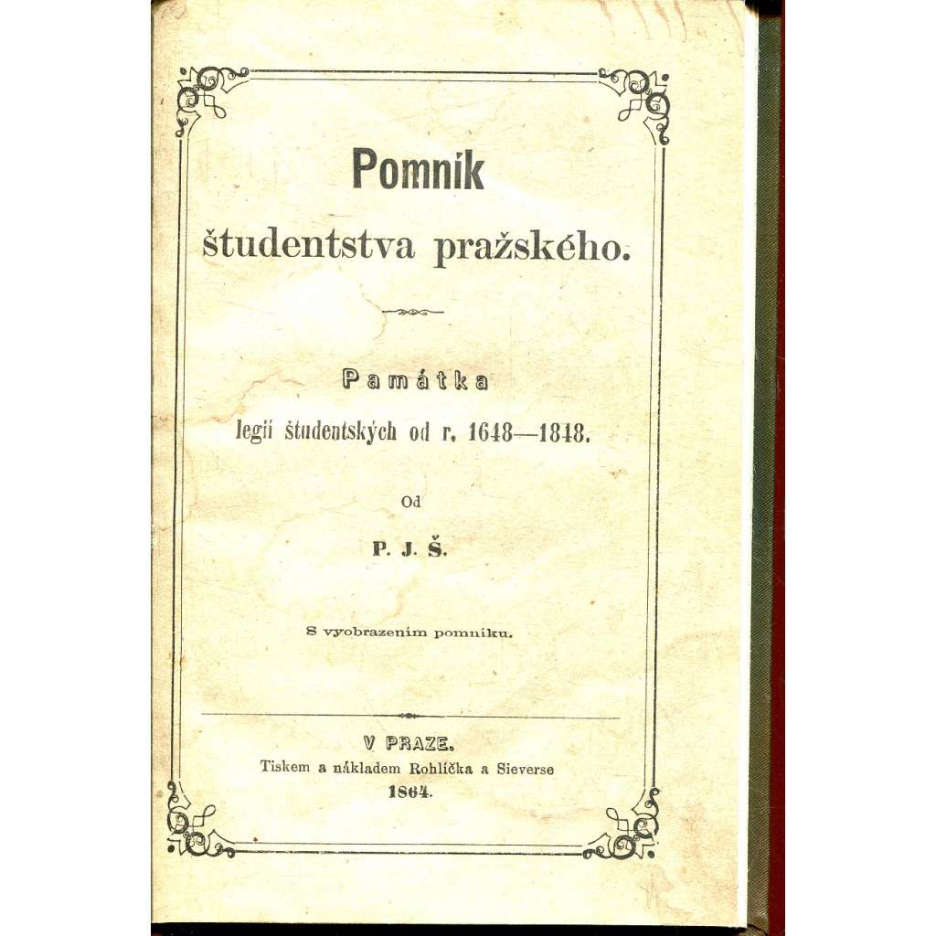Pomník študentstva pražského (1864)