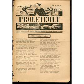 Proletkult, rok II., číslo 39/1924 [Orgán KSČ pro proletářskou kulturu] - časopis, noviny, 1. republika
