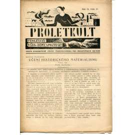 Proletkult, rok II., číslo 37/1923 [Orgán KSČ pro proletářskou kulturu] - časopis, noviny, 1. republika