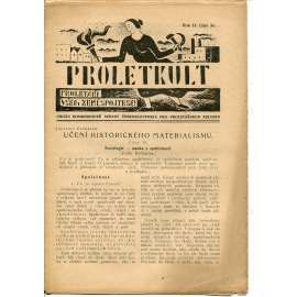 Proletkult, rok II., číslo 36/1923 [Orgán KSČ pro proletářskou kulturu] - časopis, noviny, 1. republika