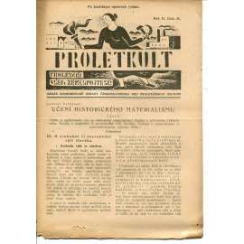 Proletkult, rok II., číslo 35/1923 [Orgán KSČ pro proletářskou kulturu] - časopis, noviny, 1. republika