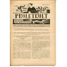 Proletkult, rok II., číslo 34/1923 [Orgán KSČ pro proletářskou kulturu] - časopis, noviny, 1. republika