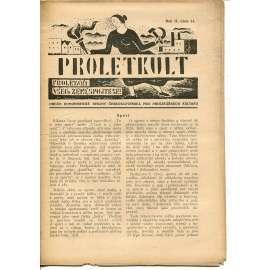 Proletkult, rok II., číslo 33/1923 [Orgán KSČ pro proletářskou kulturu] - časopis, noviny, 1. republika