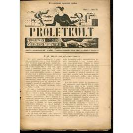 Proletkult, rok II., číslo 28/1923 [Orgán KSČ pro proletářskou kulturu] - časopis, noviny, 1. republika