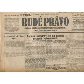Rudé právo, ročník IX., číslo 109/1928 (1. republika, staré noviny)