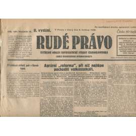 Rudé právo, ročník IX., číslo 109/1928 (1. republika, staré noviny)