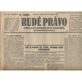 Rudé právo, ročník IX., číslo 114/1928 (1. republika, staré noviny)
