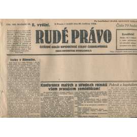 Rudé právo, ročník IX., číslo 120/1928 (1. republika, staré noviny)