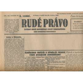 Rudé právo, ročník IX., číslo 120/1928 (1. republika, staré noviny)