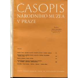 Časopis Národního muzea v Praze, ročník CXLVII., číslo 1-4/1978 (2 svazky)