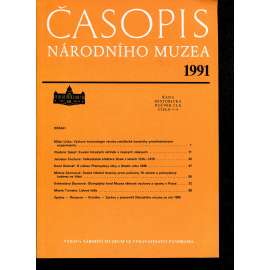 Časopis Národního muzea, ročník CLX., číslo 1-4/1991
