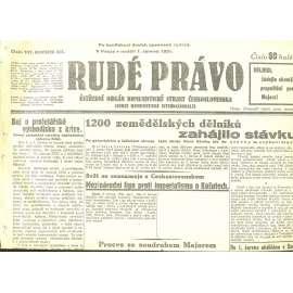 Rudé právo, ročník XII., číslo 107/1931 (staré noviny) - [komunisté, komunismus]
