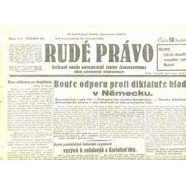 Rudé právo, ročník XII., číslo 111/1931 (staré noviny) - [komunisté, komunismus]