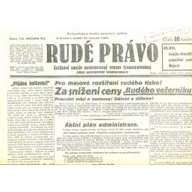 Rudé právo, ročník XII., číslo 113/1931 (staré noviny) - [komunisté, komunismus]