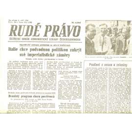 Rudé právo, číslo 204/1946 (staré noviny) - [komunisté, komunismus]
