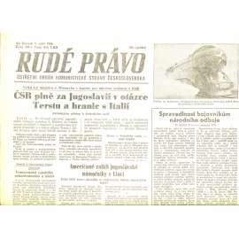 Rudé právo, číslo 205/1946 (staré noviny) - [komunisté, komunismus]