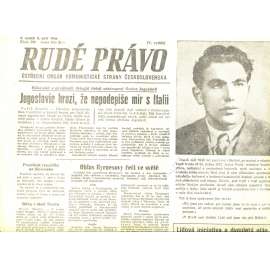 Rudé právo, číslo 208/1946 (staré noviny) - [komunisté, komunismus]