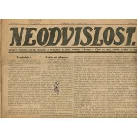 Neodvislost, ročník I., číslo 2/1917 (staré noviny)