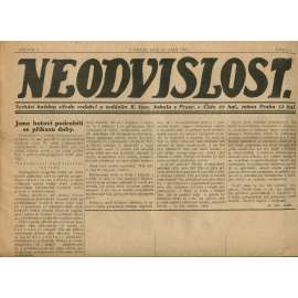 Neodvislost, ročník I., číslo 3/1917 (staré noviny)