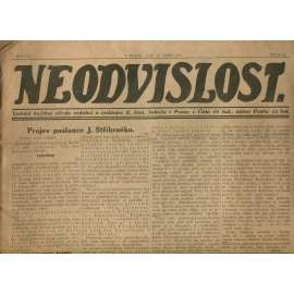 Neodvislost, ročník I., číslo 4/1917 (staré noviny)
