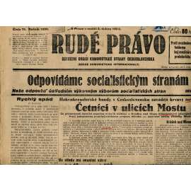 Rudé právo, číslo 79 (staré noviny) - [komunisté, komunismus]