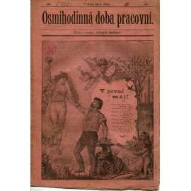 Osmihodinná doba pracovní (3.4.1891). Příloha k časopisu Sociální demokrat (časopis, noviny)
