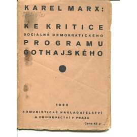 Ke kritice sociálně demokratického programu gothajského